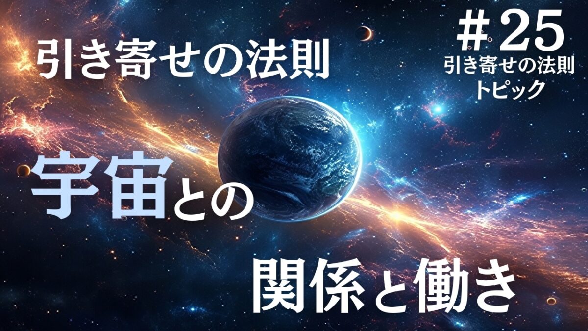 引き寄せと宇宙の関係